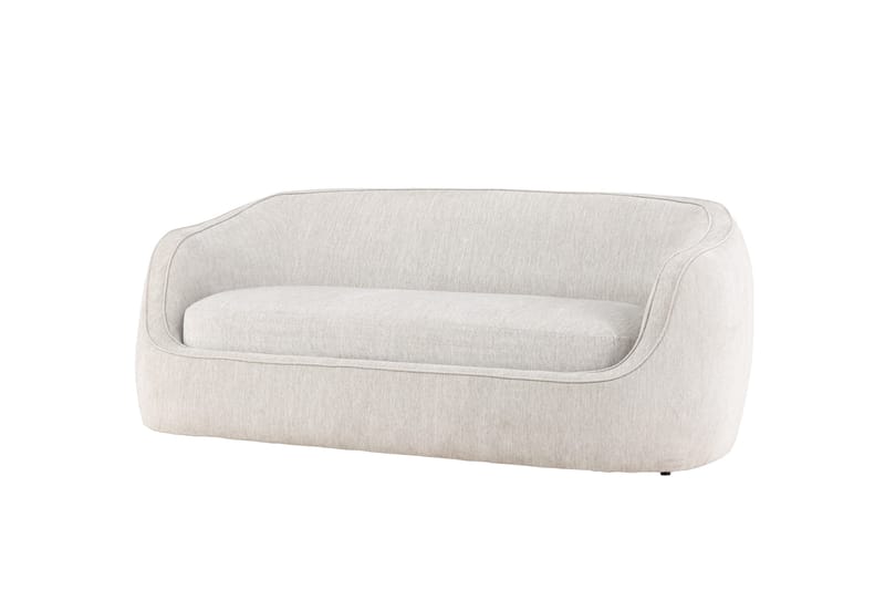 Vanlig sofa uten divan og sjeselong Venture Home Elio 3-seters sofa Lysegrå - Møbler - Sofaer - Sofa 3 seter