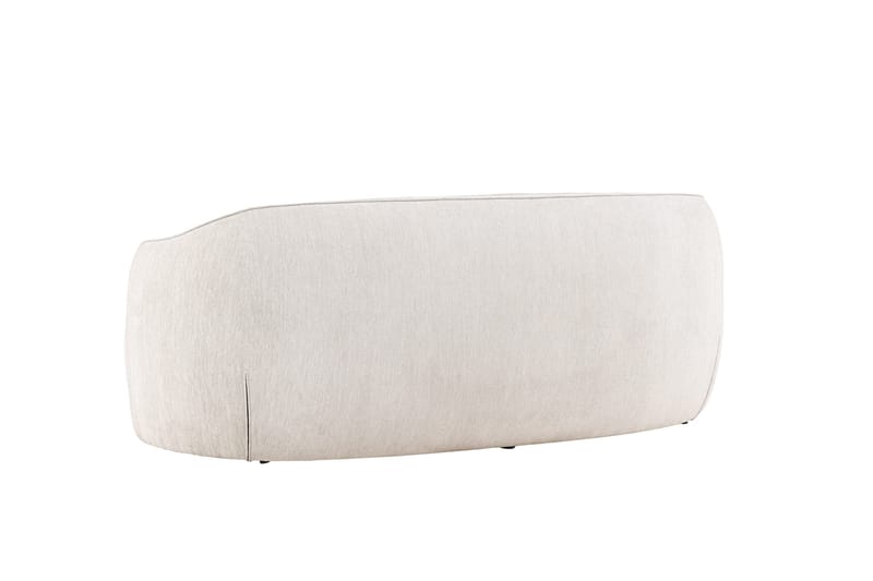 Vanlig sofa uten divan og sjeselong Venture Home Elio 3-seters sofa Lysegrå - Møbler - Sofaer - Sofa 3 seter