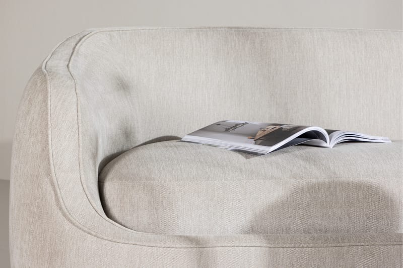 Vanlig sofa uten divan og sjeselong Venture Home Elio 3-seters sofa Lysegrå - Møbler - Sofaer - Sofa 3 seter