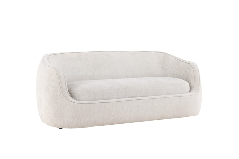 Vanlig sofa uten divan og sjeselong Venture Home Elio 3-seters sofa Lysegrå - Møbler - Sofaer - Sofa 3 seter