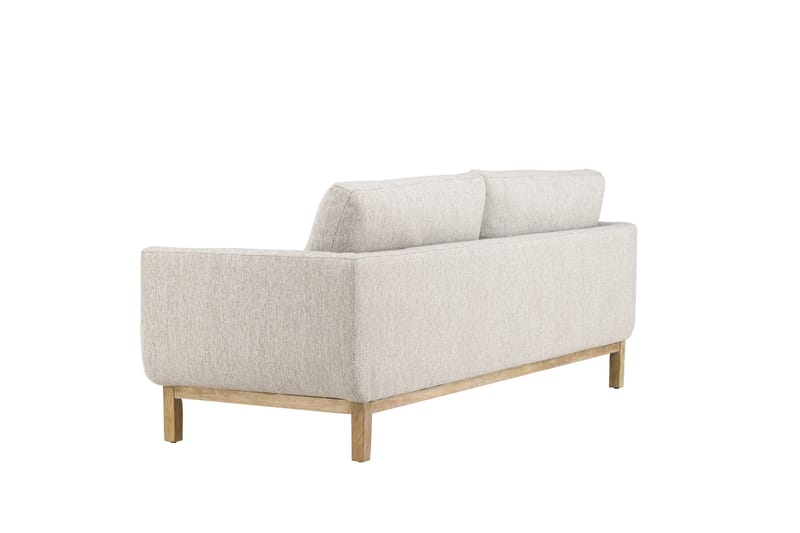 Vanlig sofa uten divan og sjeselong Venture Home Olympos 3-seters sofa Beige - Møbler - Sofaer - Sofa 3 seter