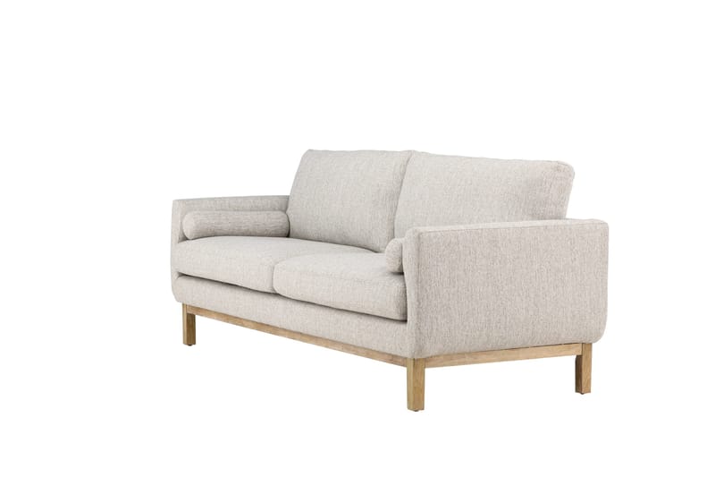 Vanlig sofa uten divan og sjeselong Venture Home Olympos 3-seters sofa Beige - Møbler - Sofaer - Sofa 3 seter