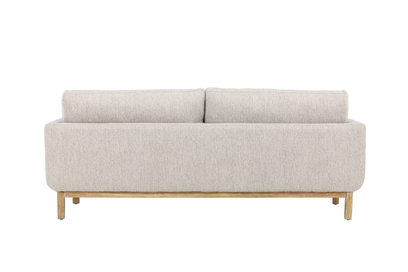 Vanlig sofa uten divan og sjeselong Venture Home Olympos 3-seters sofa Beige - Møbler - Sofaer - Sofa 3 seter
