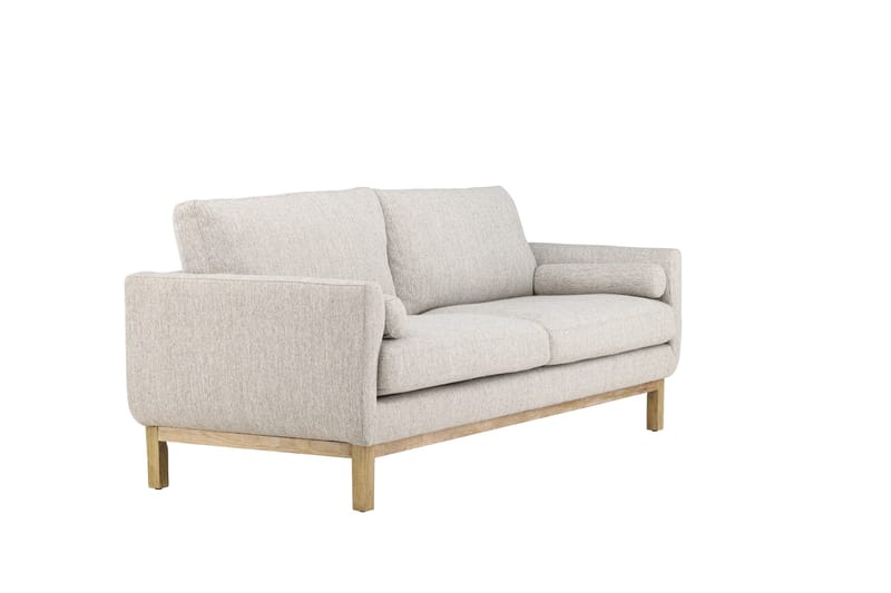 Vanlig sofa uten divan og sjeselong Venture Home Olympos 3-seters sofa Beige - Møbler - Sofaer - Sofa 3 seter