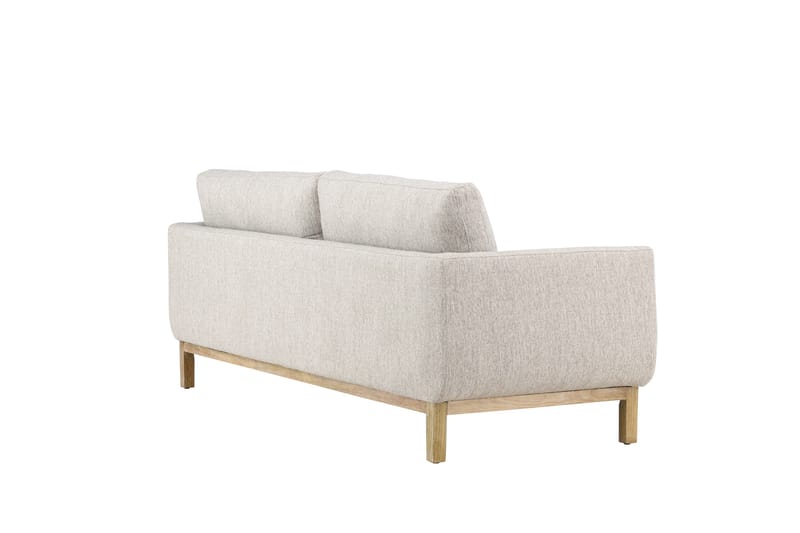 Vanlig sofa uten divan og sjeselong Venture Home Olympos 3-seters sofa Beige - Møbler - Sofaer - Sofa 3 seter