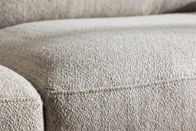 Vanlig sofa uten divan og sjeselong Venture Home Olympos 3-seters sofa Beige - Møbler - Sofaer - Sofa 3 seter