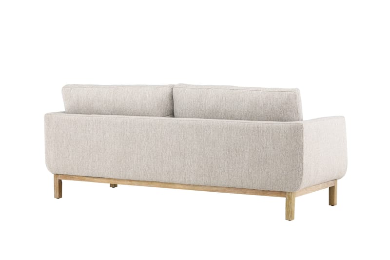 Vanlig sofa uten divan og sjeselong Venture Home Olympos 3-seters sofa Beige - Møbler - Sofaer - Sofa 3 seter