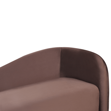 3-seters sofa Veltada - Mørkebrun - Møbler - Sofaer - Fløyel sofaer