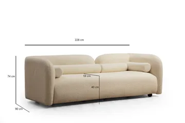 Victoria Sofa 3-seters - Victoria - Møbler - Sofaer - Sofa 3 seter
