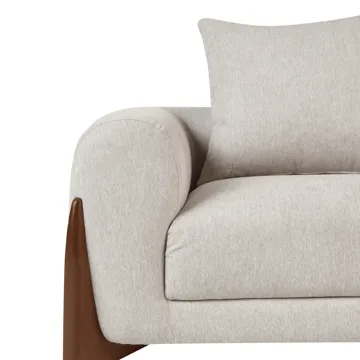 3-seters sofa Vinliden - Mørkebrun, taupe - Møbler - Sofaer - Sofa 3 seter
