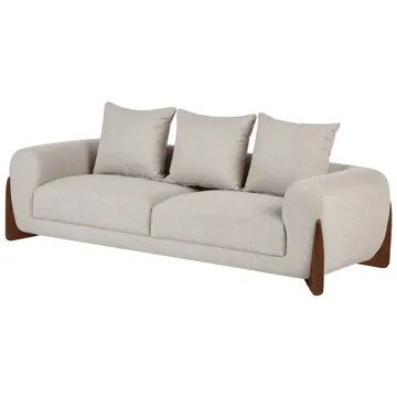 3-seters sofa Vinliden - Mørkebrun, taupe - Møbler - Sofaer - Sofa 3 seter