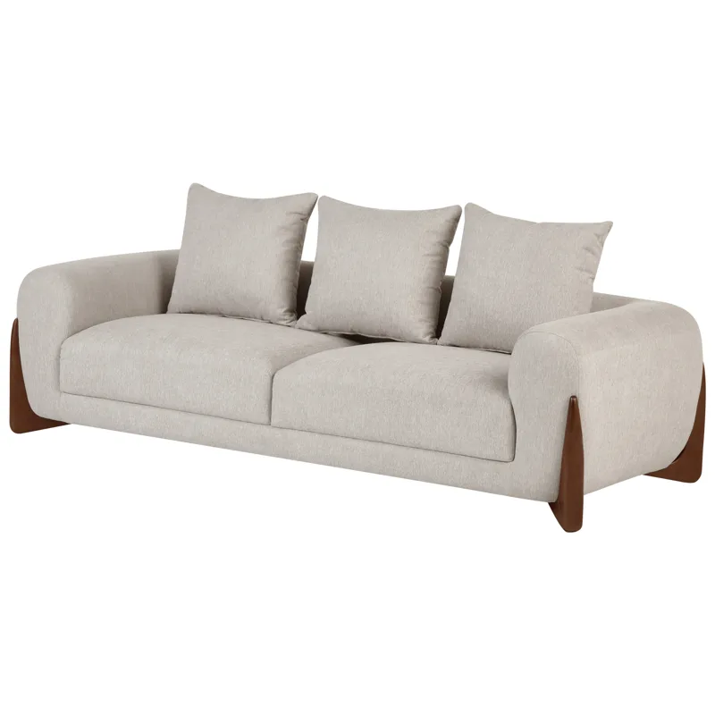 3-seters sofa Vinliden - Mørkebrun, taupe - Møbler - Sofaer - Sofa 3 seter