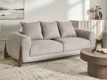 3-seters sofa Vinliden - Mørkebrun, taupe - Møbler - Sofaer - Sofa 3 seter