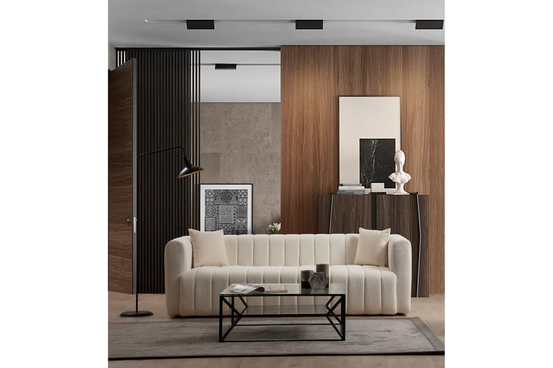 Viraa Sofa 3-seter - Beige - Møbler - Sofaer - Sofa 3 seter