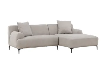 Viskan Sofa 3-seter - Lys grå - Møbler - Sofaer - Sofa med sjeselong - 3 seters sofa med divan