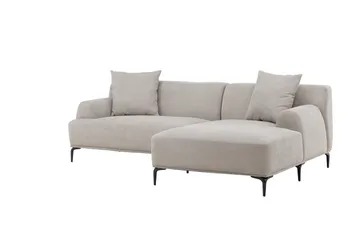 Viskan Sofa 3-seter - Lys grå - Møbler - Sofaer - Sofa med sjeselong - 3 seters sofa med divan