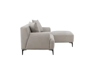 Viskan Sofa 3-seter - Lys grå - Møbler - Sofaer - Sofa med sjeselong - 3 seters sofa med divan