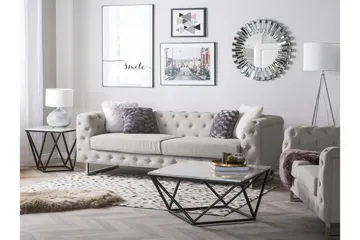 Vissland Sofa 3-Seter - Beige - Møbler - Sofaer - Sofa 3 seter