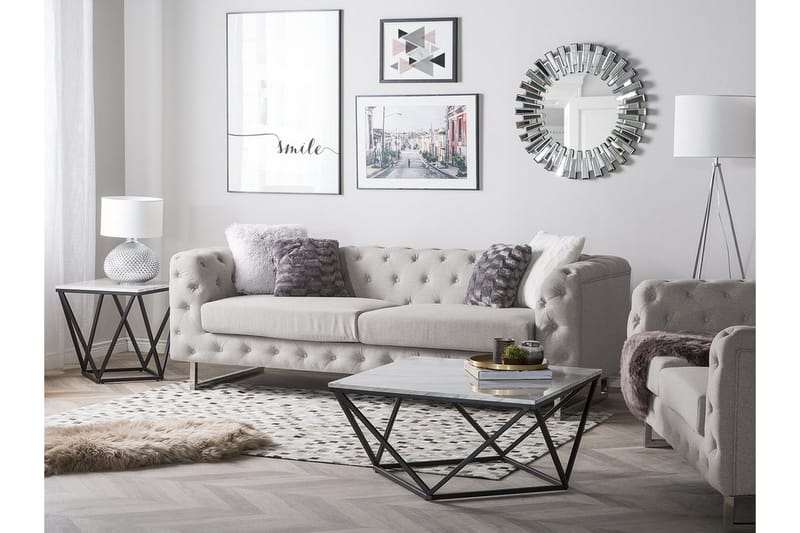 Vissland Sofa 3-Seter - Beige - Møbler - Sofaer - Sofa 3 seter