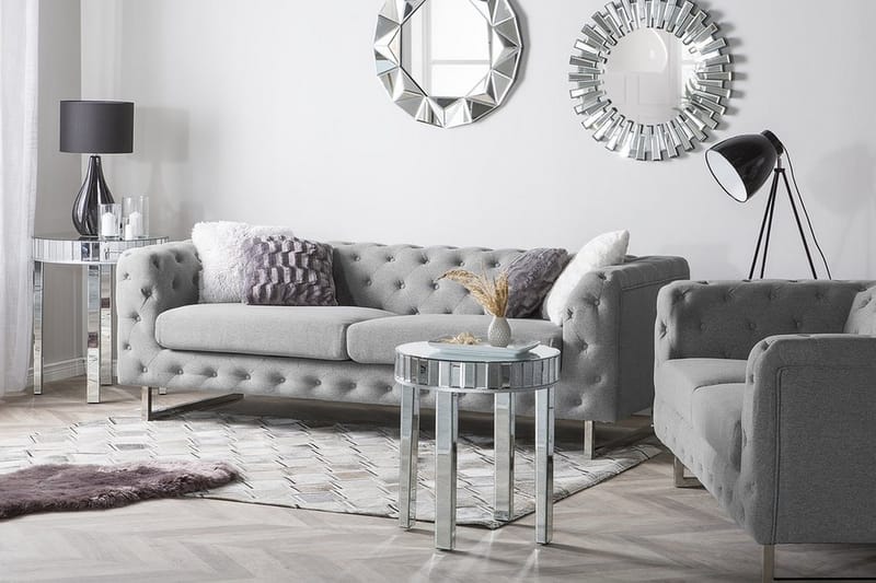 Vissland Sofa 3-Seter - Grå - Møbler - Sofaer - Sofa 3 seter