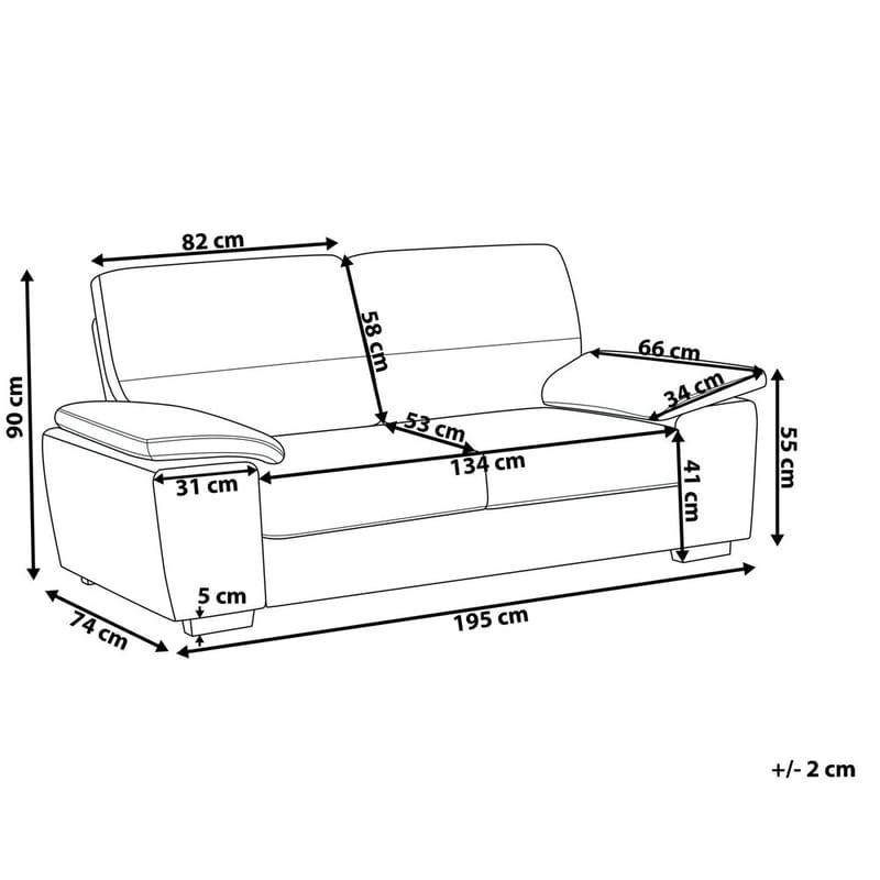 3-seters sofa Vogar - Møbler - Sofaer - Sofa 3 seter