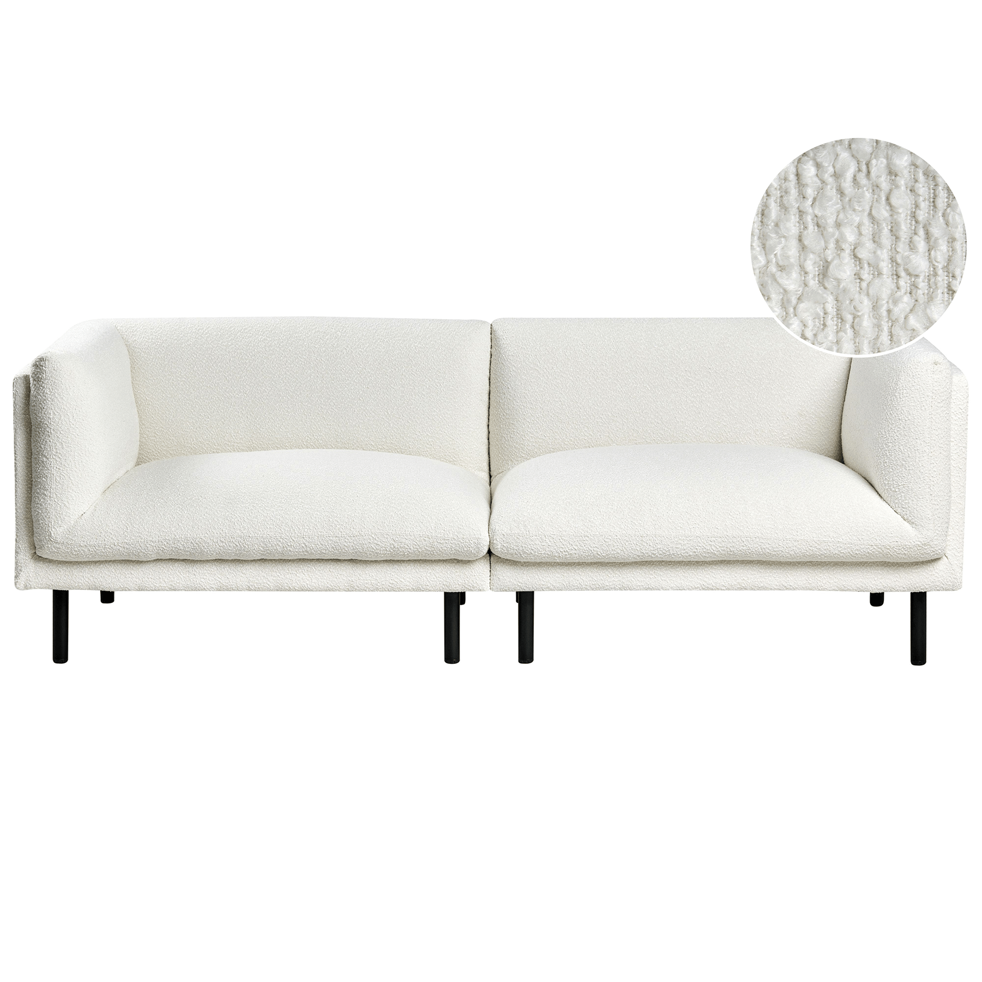3-seters sofa Vorgod Bouclé - Off-White