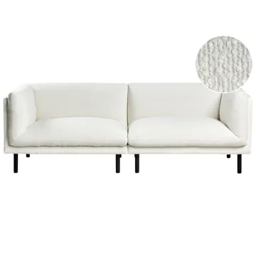 3-seters sofa Vorgod Bouclé - Off-White - Møbler - Sofaer - 2 seter sofa