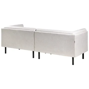 3-seters sofa Vorgod Stoff - Lys beige - Møbler - Sofaer - Sofa 3 seter