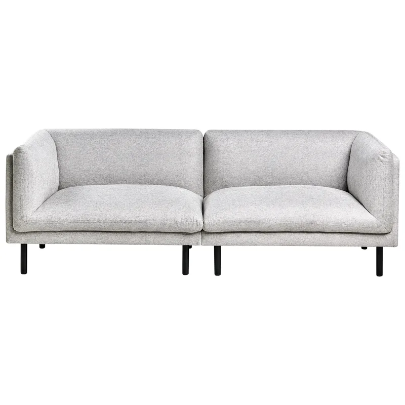 3-seters sofa Vorgod Stoff, Lysegrå