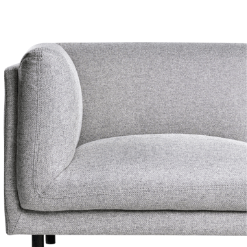 3-seters sofa Vorgod Stoff - Lysegrå - Møbler - Sofaer - Sofa 3 seter