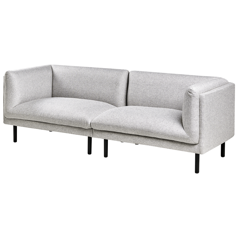 3-seters sofa Vorgod Stoff - Lysegrå - Møbler - Sofaer - Sofa 3 seter
