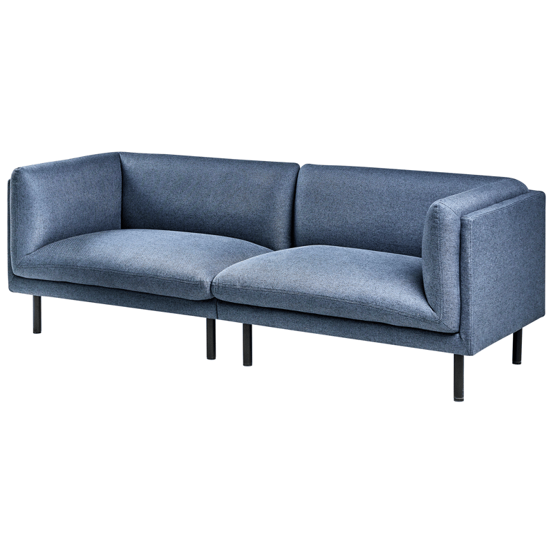 3-seters sofa Vorgod Stoff - Mørkeblå - Møbler - Sofaer - Sofa 3 seter
