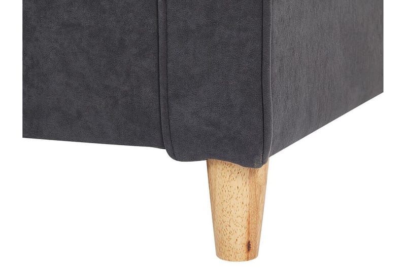 Warmoth Sofa med Rullearmlener i Stoff - Grå - Møbler - Sofaer - Sofa 3 seter