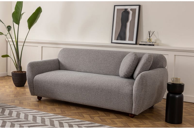 Whitecliffs Sofa 3-seters - Grå - Møbler - Sofaer - Sofa 3 seter