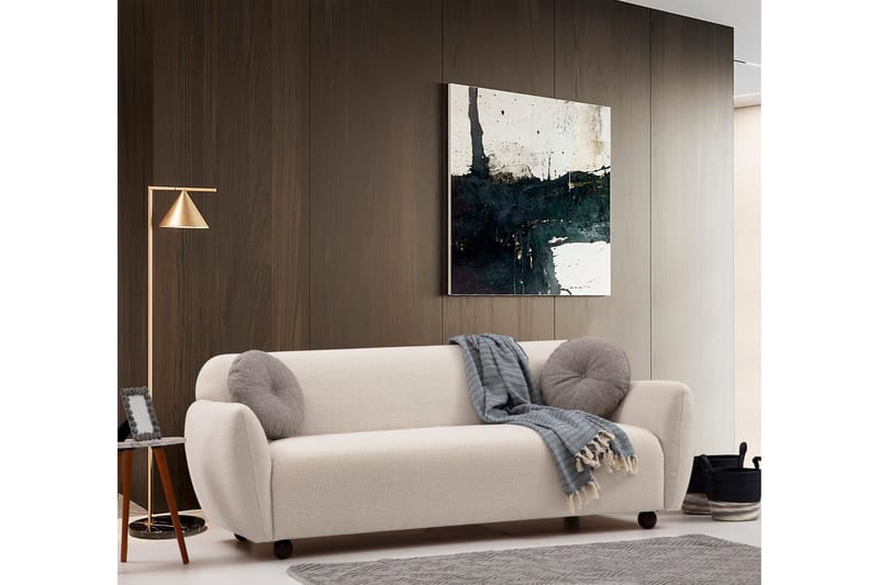 Whitecliffs Sofa 3-seters - Krem - Møbler - Sofaer - Sofa 3 seter