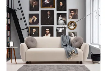 Whitecliffs Sofa 3-seters - Krem - Møbler - Sofaer - Sofa 3 seter