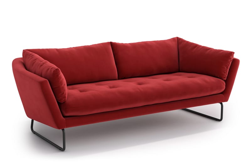 Ynnabo 3-seter Sofa - Rød - Møbler - Sofaer - Sofa 3 seter