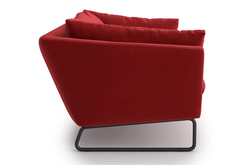 Ynnabo 3-seter Sofa - Rød - Møbler - Sofaer - Sofa 3 seter