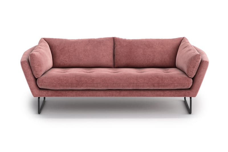 Ynnabo 3-seter Sofa - Rosa - Sofa 3 seter