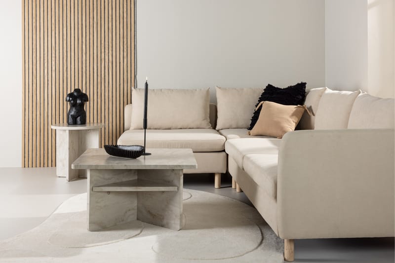 Zero Sofa 3-seter - Beige - Møbler - Sofaer - Hjørnesofa