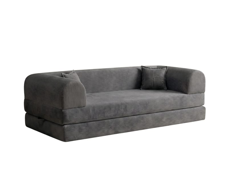 3-seters sovesofa Atelier Del Sofa Legom Eco (190 x 90 x 25 cm) Antrasitt - Antrasitt - Møbler - Sofaer - Sovesofaer