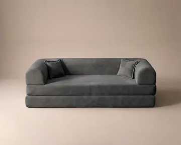 3-seters sovesofa Atelier Del Sofa Legom Eco (190 x 90 x 25 cm) Antrasitt - Antrasitt - Møbler - Sofaer - Sovesofaer