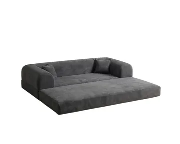 3-seters sovesofa Atelier Del Sofa Legom Eco (190 x 90 x 25 cm) Antrasitt - Antrasitt - Møbler - Sofaer - Sovesofaer
