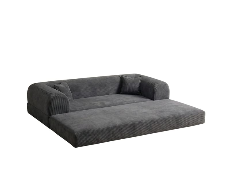 3-seters sovesofa Atelier Del Sofa Legom Eco (190 x 90 x 25 cm) Antrasitt - Antrasitt - Møbler - Sofaer - Sovesofaer