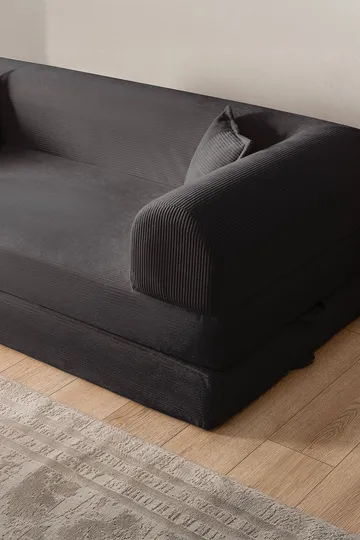 3-seters sovesofa Atelier Del Sofa Legom Eco (190 x 90 x 25 cm) Antrasitt - Antrasitt - Møbler - Sofaer - Sovesofaer