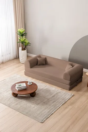 3-seters sovesofa Atelier Del Sofa Legom Eco (190 x 90 x 25 cm) Beige - Møbler - Sofaer - Sovesofaer