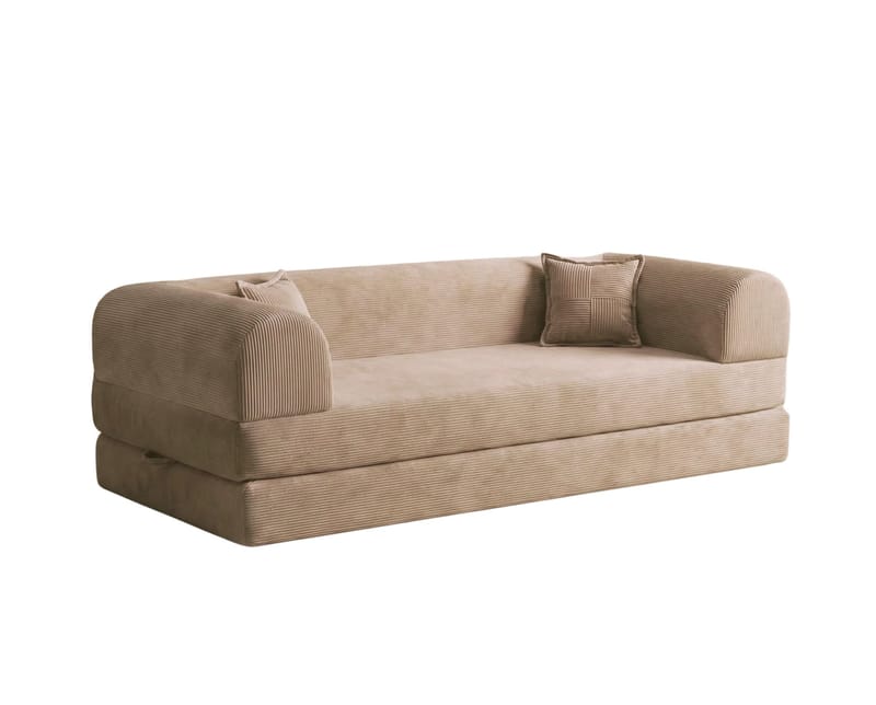 3-seters sovesofa Atelier Del Sofa Legom Eco (190 x 90 x 25 cm) Beige - Møbler - Sofaer - Sovesofaer