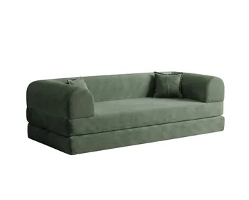 3-seters sovesofa Atelier Del Sofa Legom Eco (190 x 90 x 25 cm) Grønn - Møbler - Sofaer - Sovesofaer