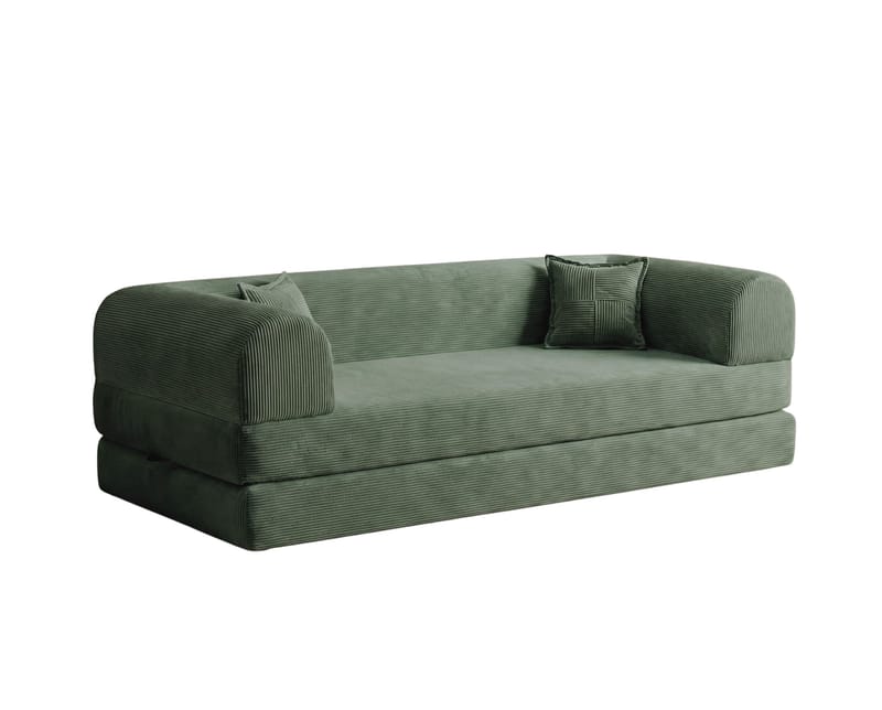 3-seters sovesofa Atelier Del Sofa Legom Eco (190 x 90 x 25 cm) Grønn - Møbler - Sofaer - Sovesofaer