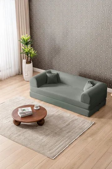 3-seters sovesofa Atelier Del Sofa Legom Eco (190 x 90 x 25 cm) Grønn - Møbler - Sofaer - Sovesofaer